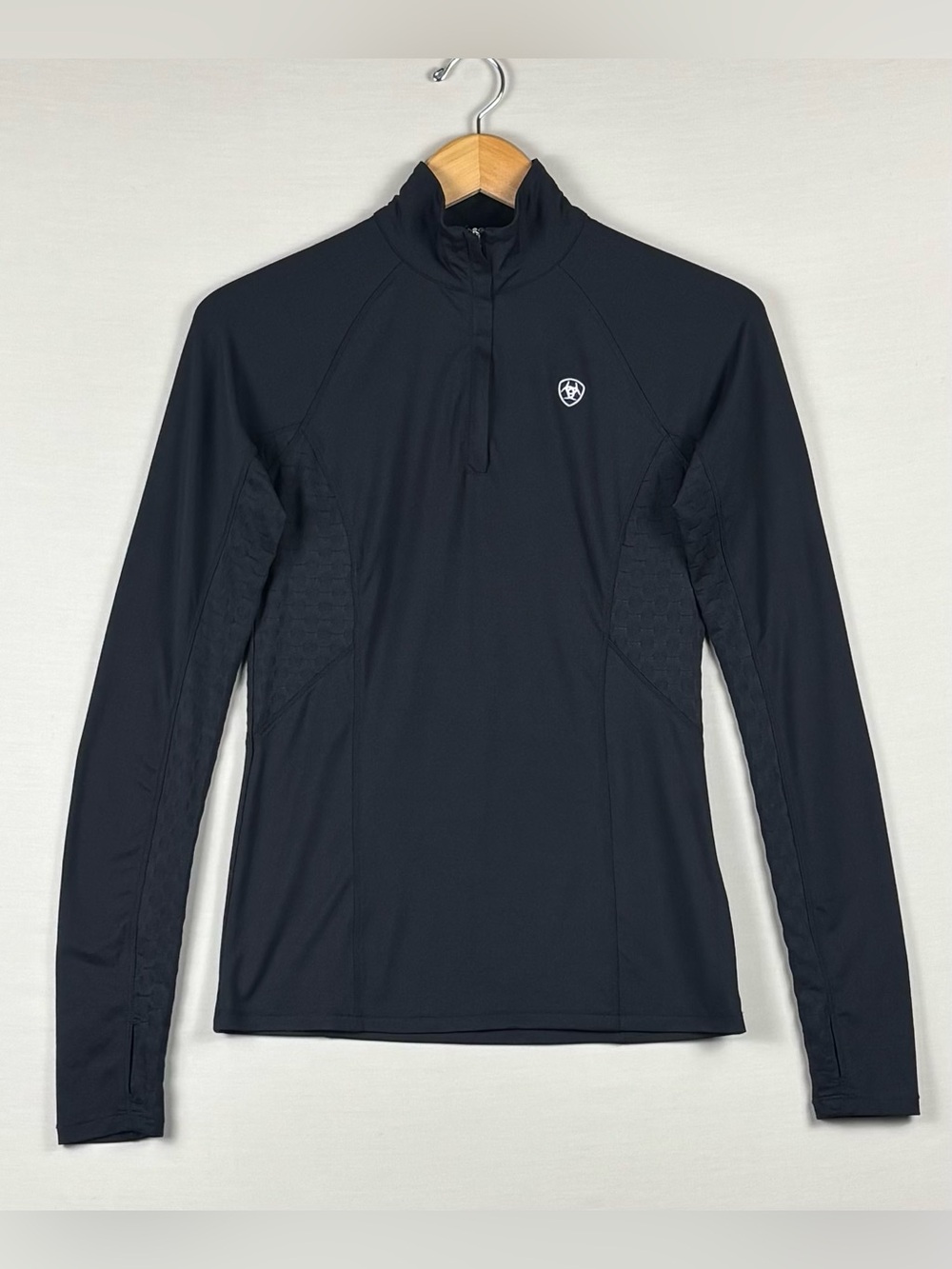 AriatTEK Cold Series Black Quarter Zip Performance Pullover Women XS - Picture 1 of 8